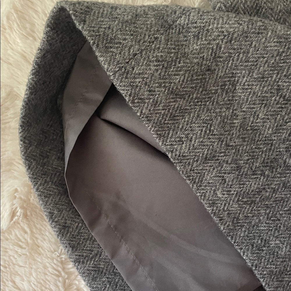 Talbots Classic Gray Like New Wool Skirt Double Lined Size 6P Work/Staple - Picture 5 of 6